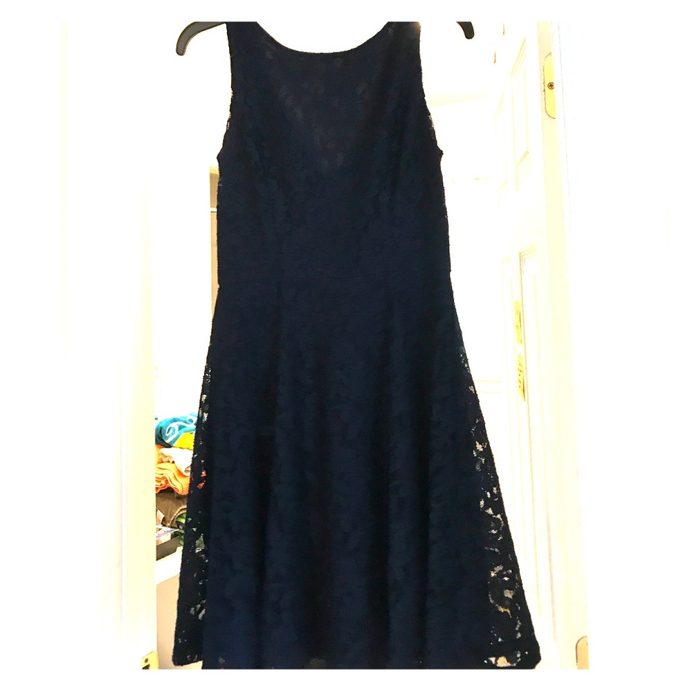 Speechless Navy, floral dress (mid-thigh length)