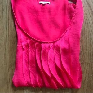 Gap M bright pink sleeveless blouse