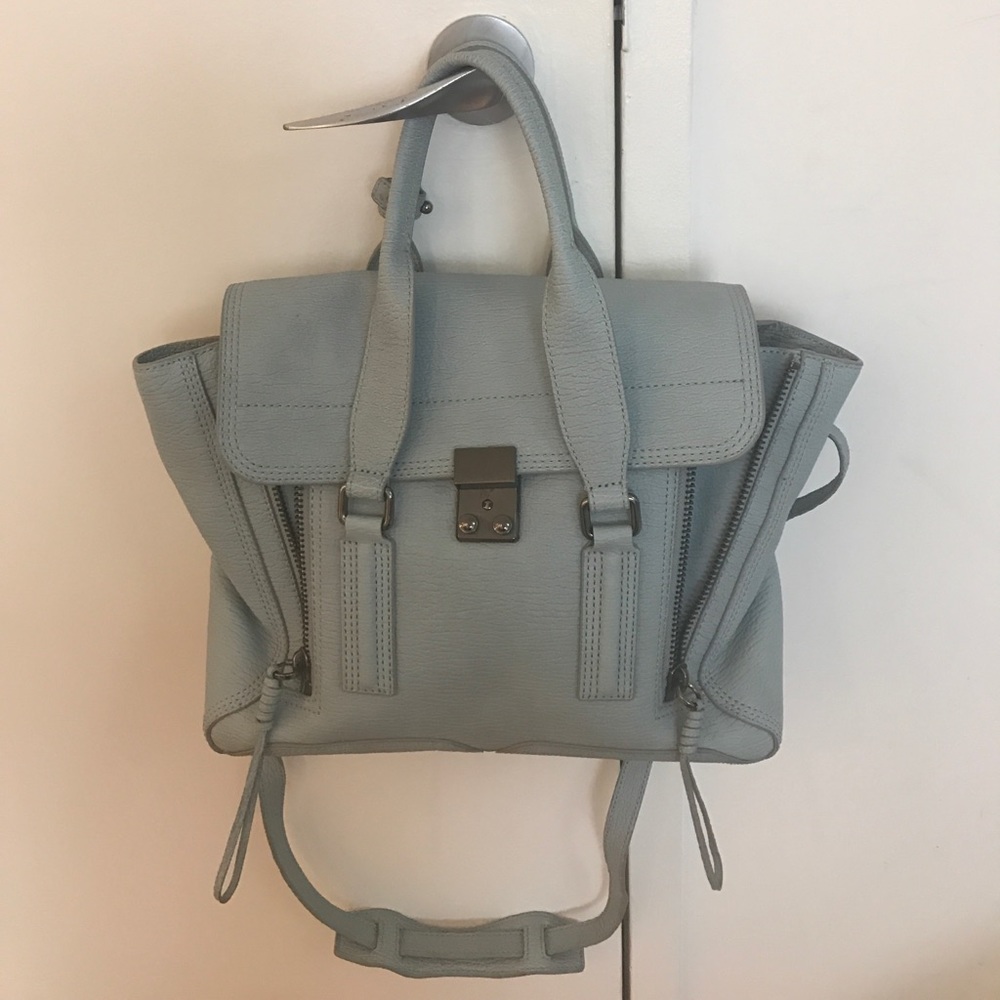 3.1 Phillip Lim Baby Blue Pashli Medium Bag