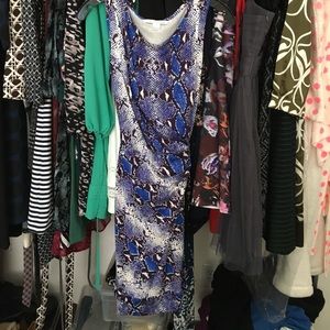 Diane Von Furstenburg faux wrap dress