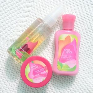 Bath & Body Works Sweet Pea Travel Set