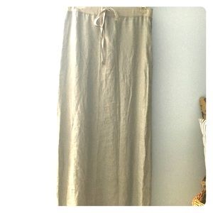 Max Studio Linen Maxi Skirt