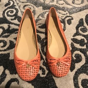 Size 11 coral colored Michael Kors flats!