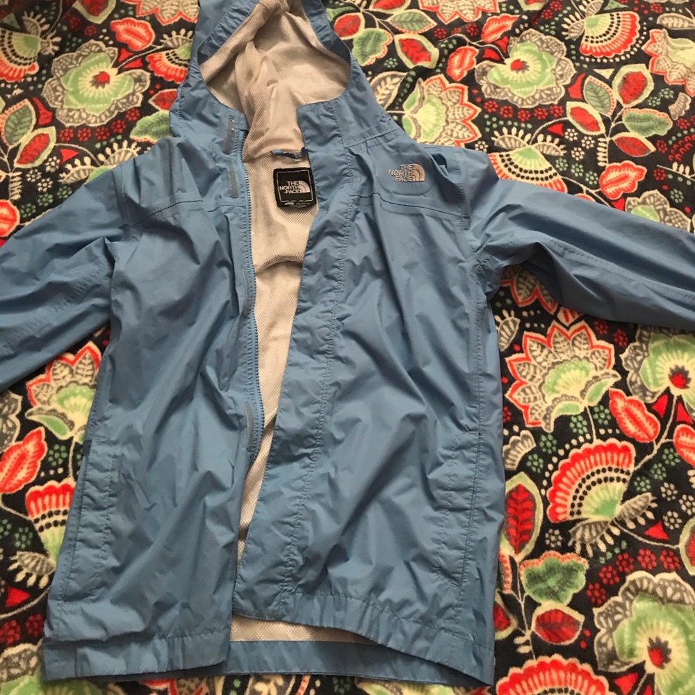 North face rain coat