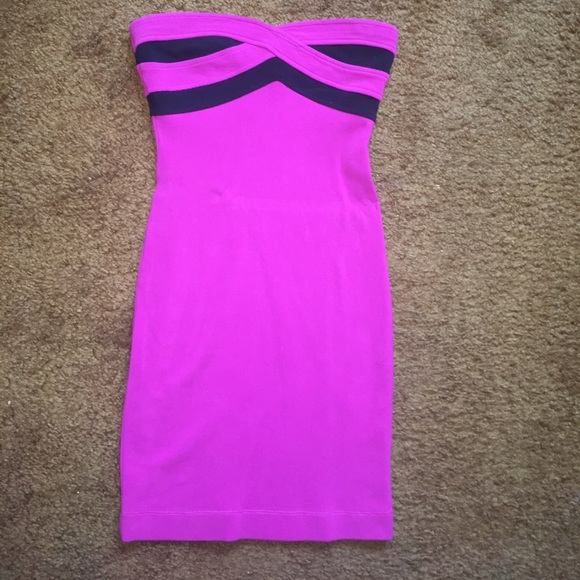 G by Guess Dresses & Skirts - Small G by guess raspberry strapless party dress.
