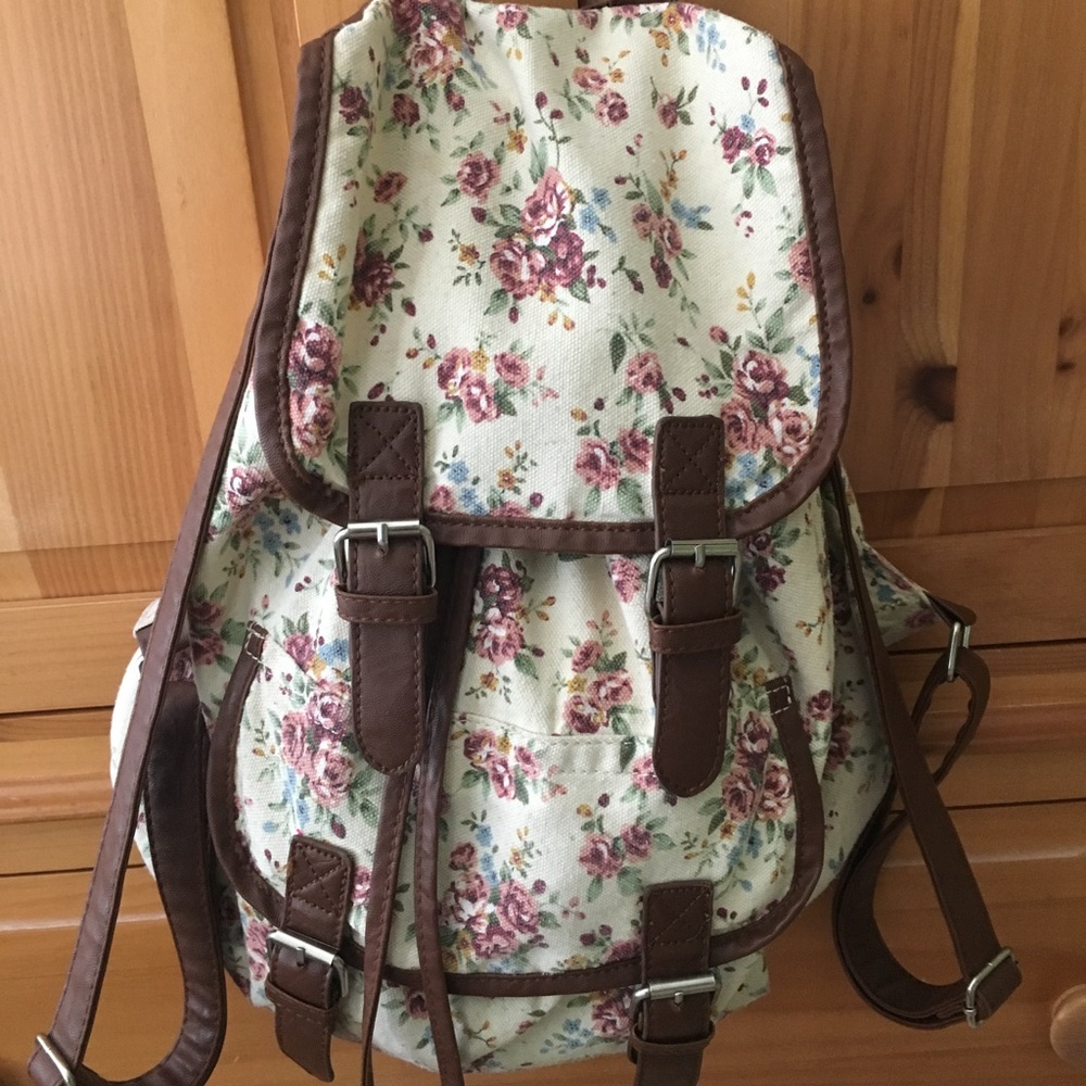 Floral backpack