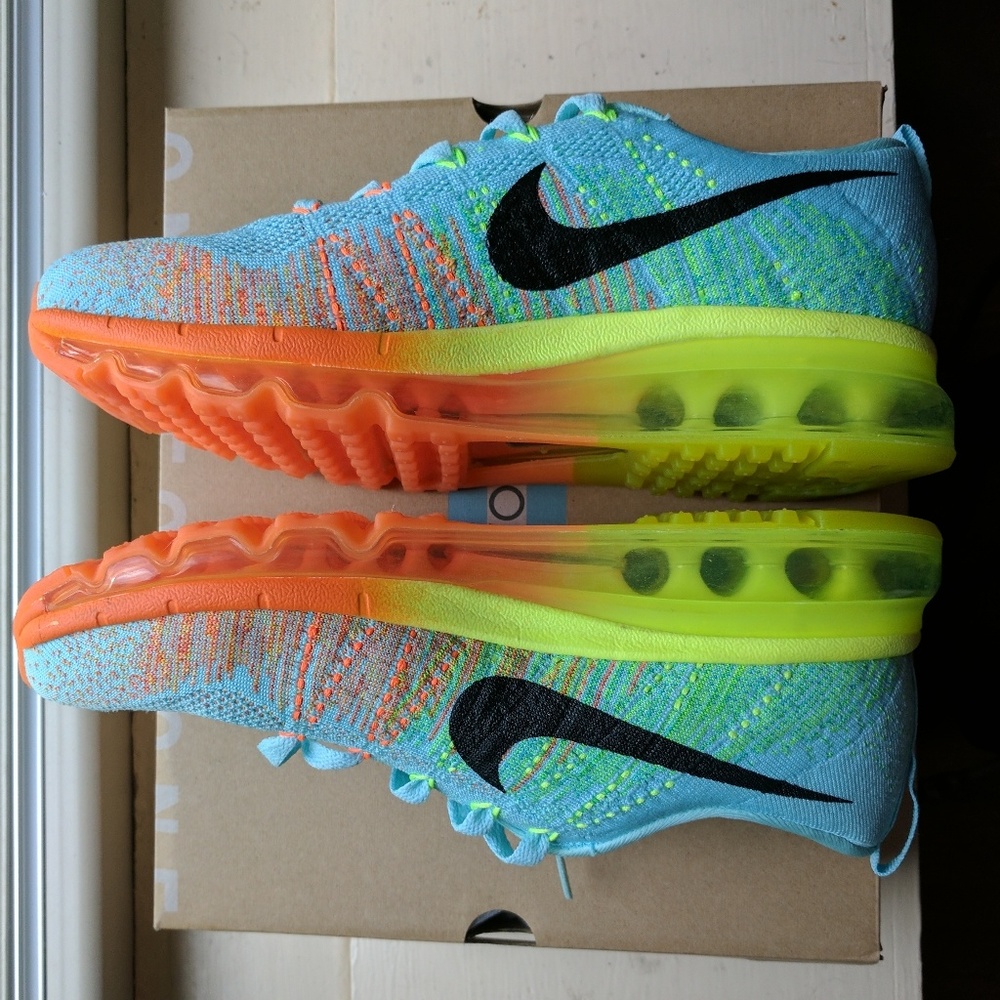 RARE Nike Air Max Flyknit Glacier Ice Size 8