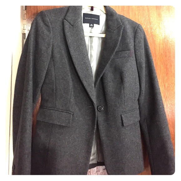 Banana republic wool blazer. - Picture 1 of 5