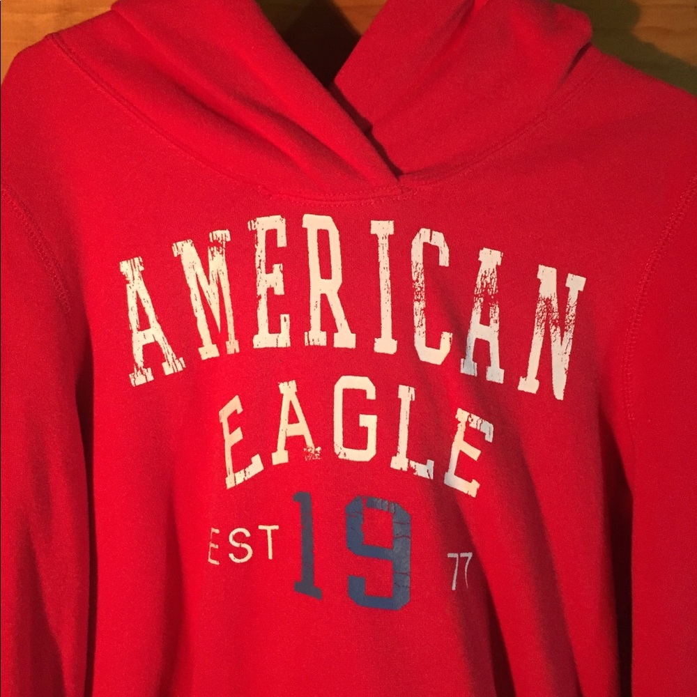 Red American Eagle Hoodie