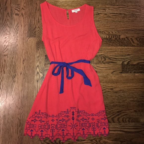 Orange and blue dress from Altar'd State. - Picture 1 of 1