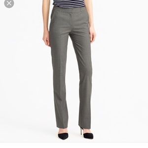 j crew size 6 black slacks