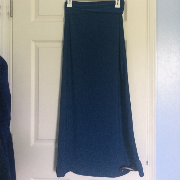 Just arrived Bellino fold over maxi skirt teal - Picture 2 of 8