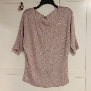 Sheer Glittery Pink Sweater