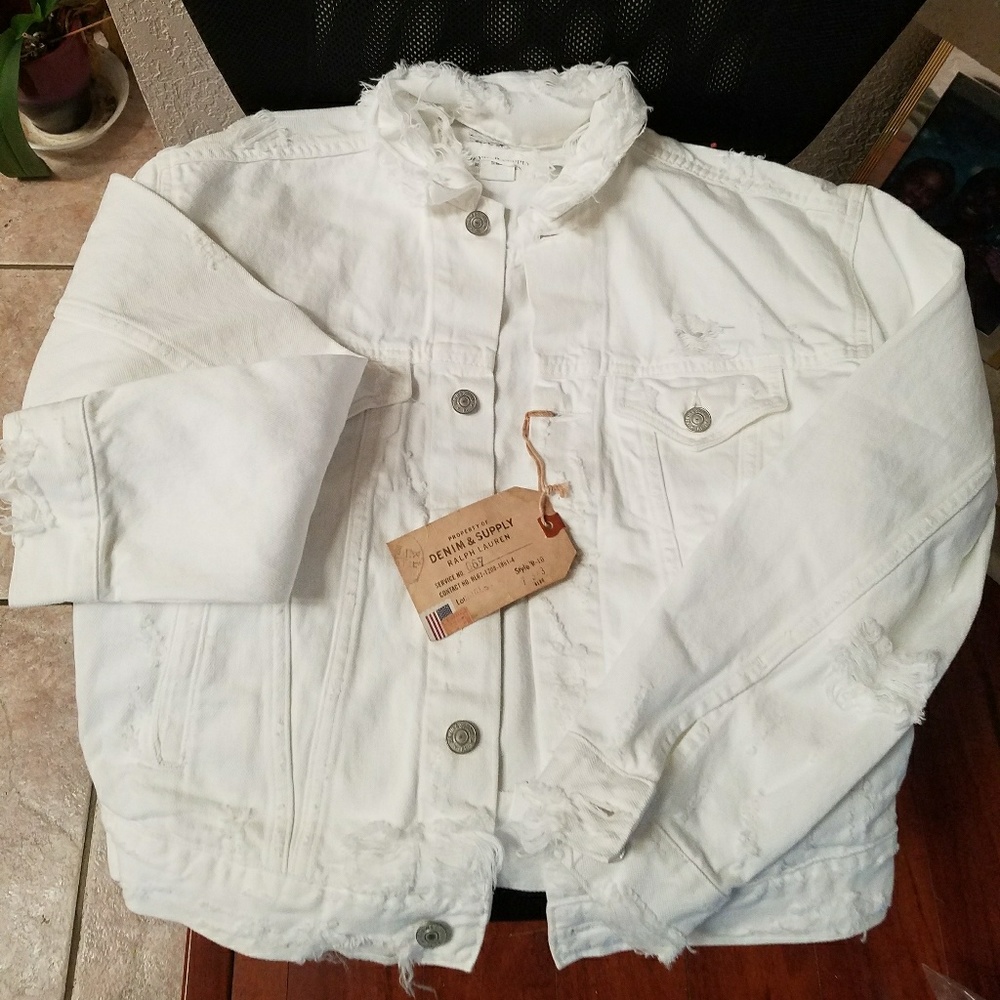 Distressed Denim Jacket