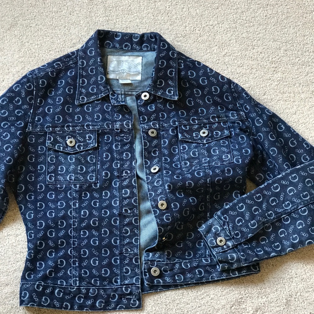 "G" By GUESS Denim Jacket: Dark Wash