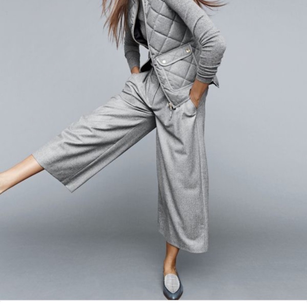 Ralph Lauren wide leg navy pant
