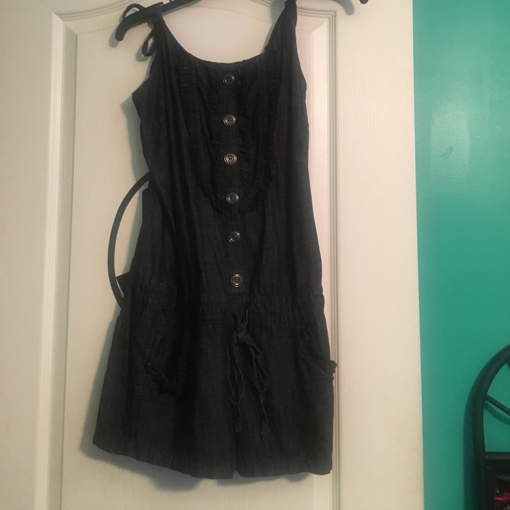 Blue jean romper