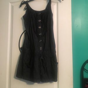 Blue jean romper