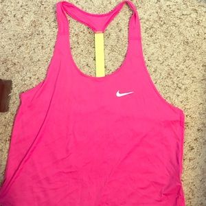 Hot pink Nike top