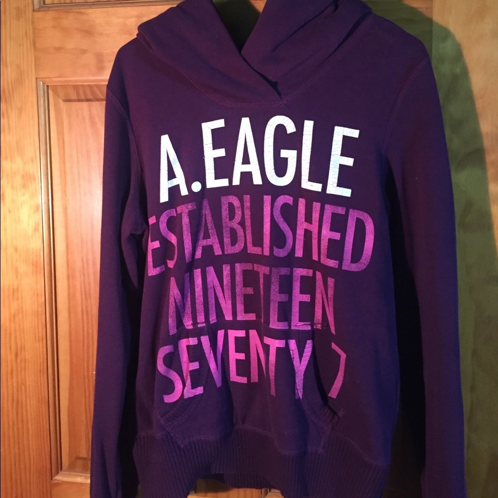 American Eagle Purple Hoodie