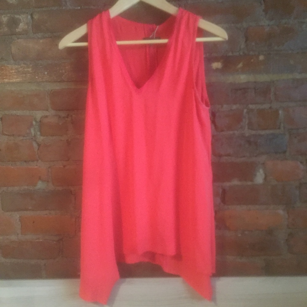 Rag & bone NEW red silk tank top