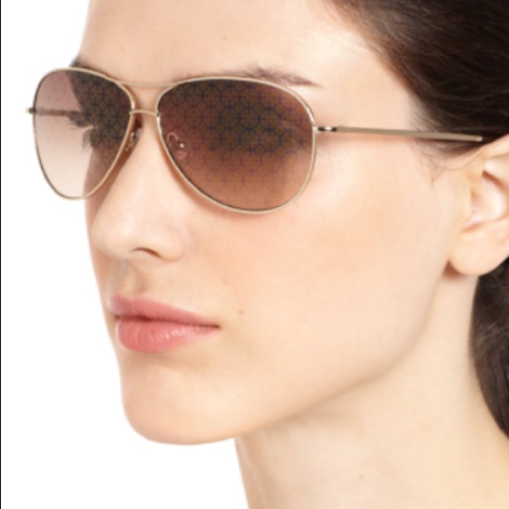 Tory Burch Logo Aviators