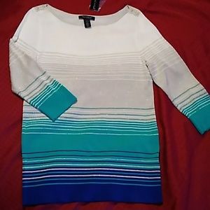 NWT White House Black Market pearl dust sweater