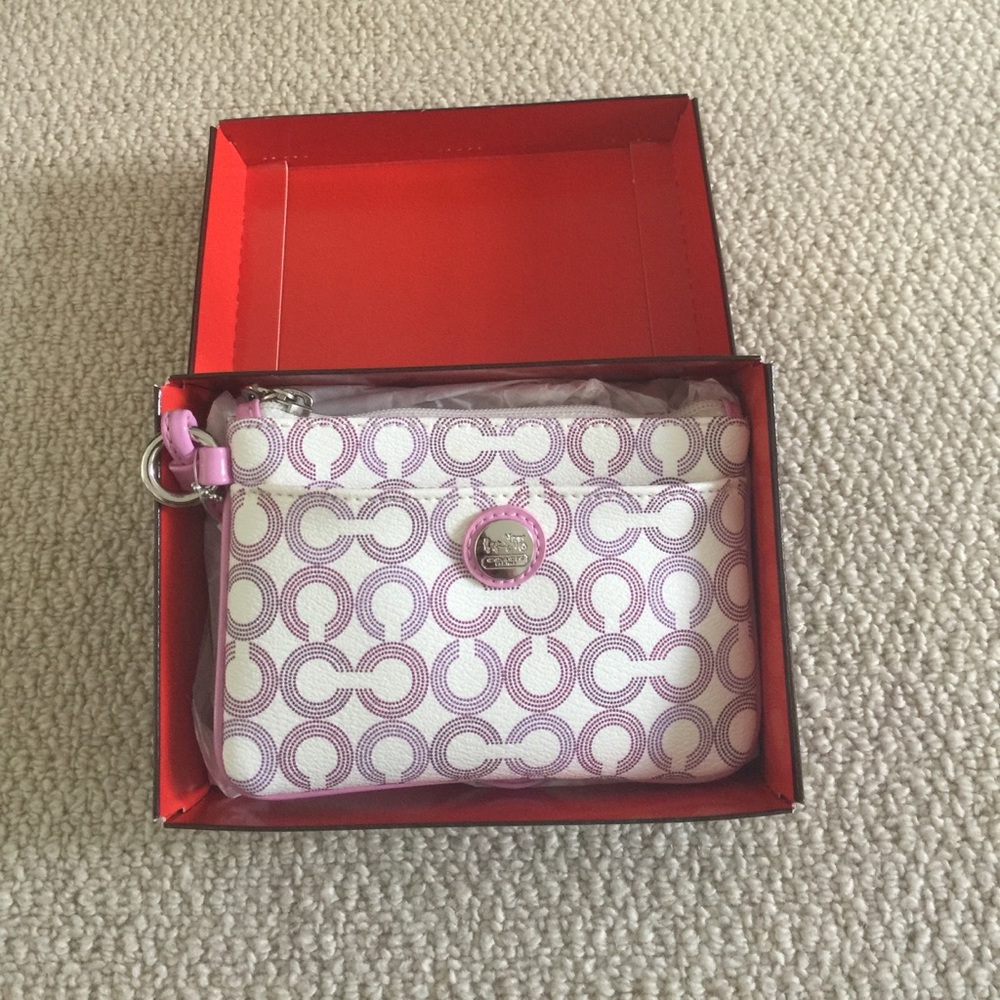 Coach hand purse
