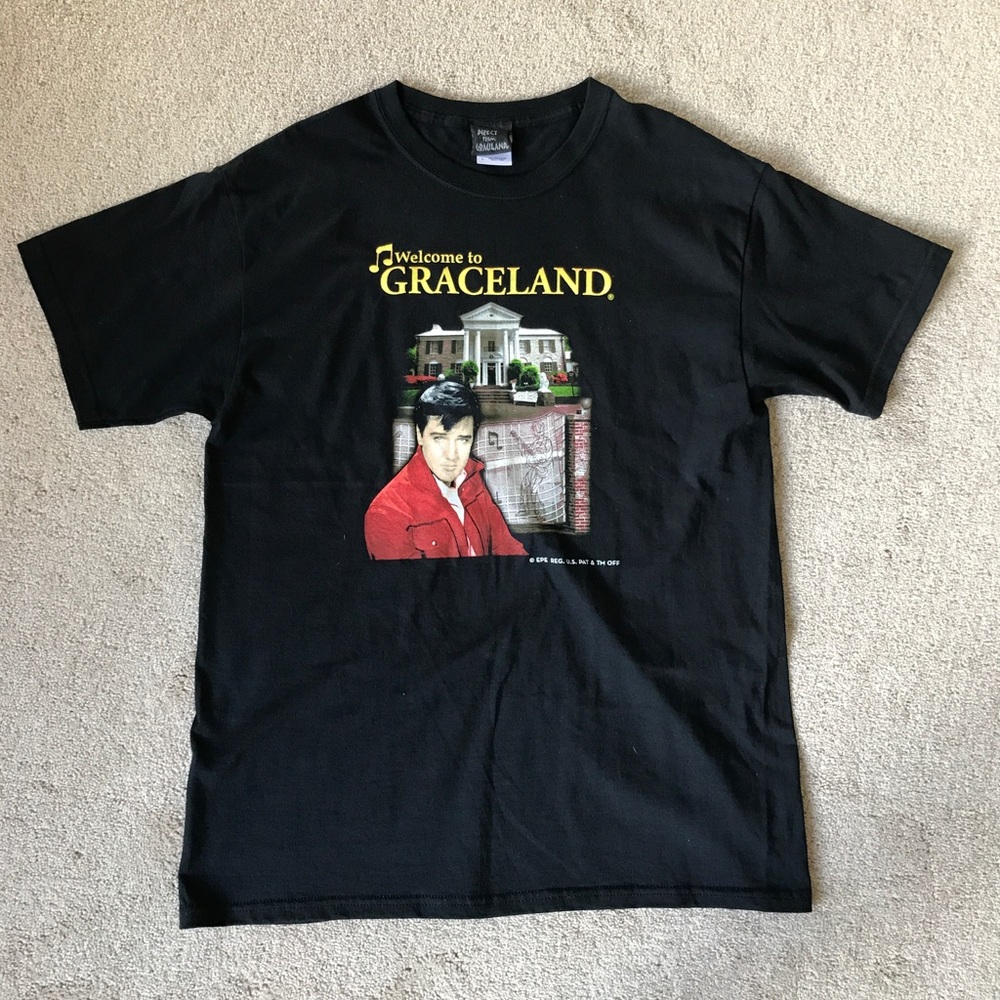 GRACELAND ELVIS TEE :: L