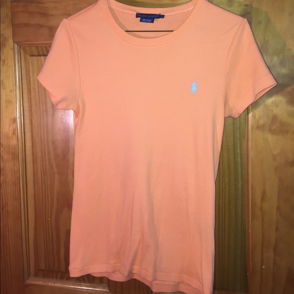 Light Orange Ralph Lauren T-Shirt