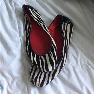 Kate Spade Zebra Flats