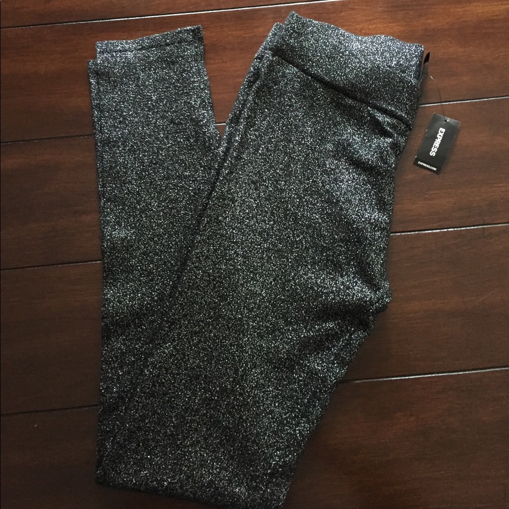 EXPRESS GLITTERY LEGGINGS