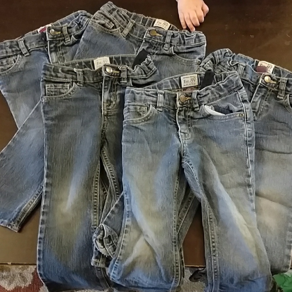 5 pair of toddler Childrens Place jeans