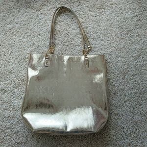 Gold Michael Kors Tote