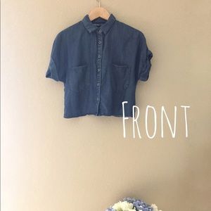 Crop Denim T by Zara