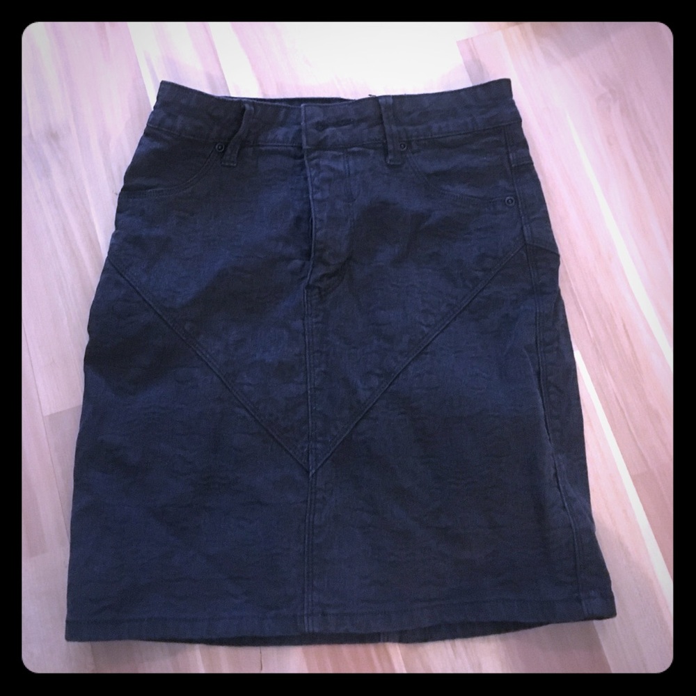 RES denim pencil skirt