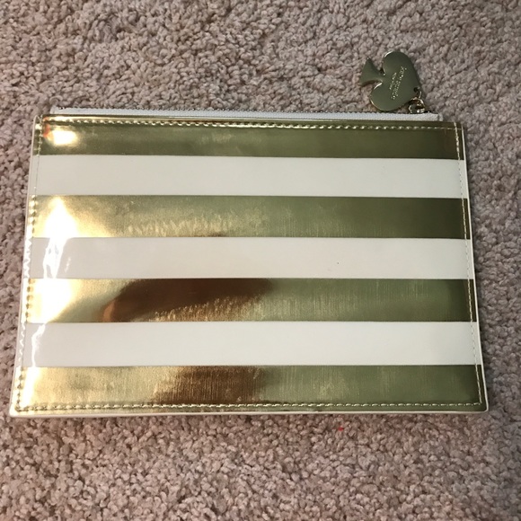 Kate Spade gold pencil pouch - Picture 2 of 6