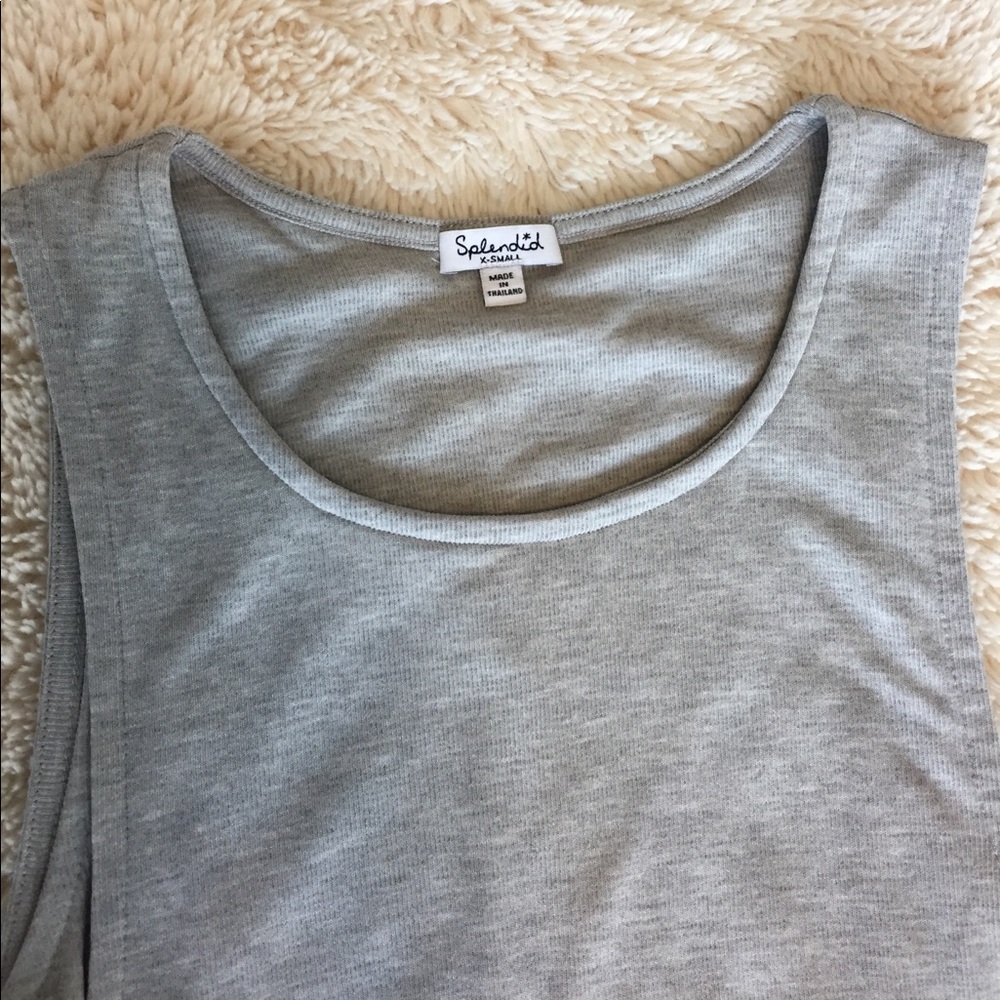 Splendid Grey Tank Dress
