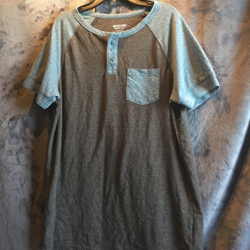 Blue and Gray T-shirt