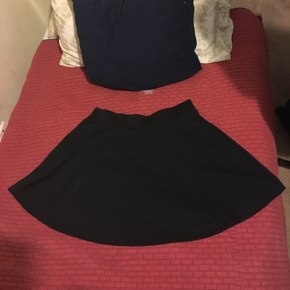 Black Decree Skater Skirt