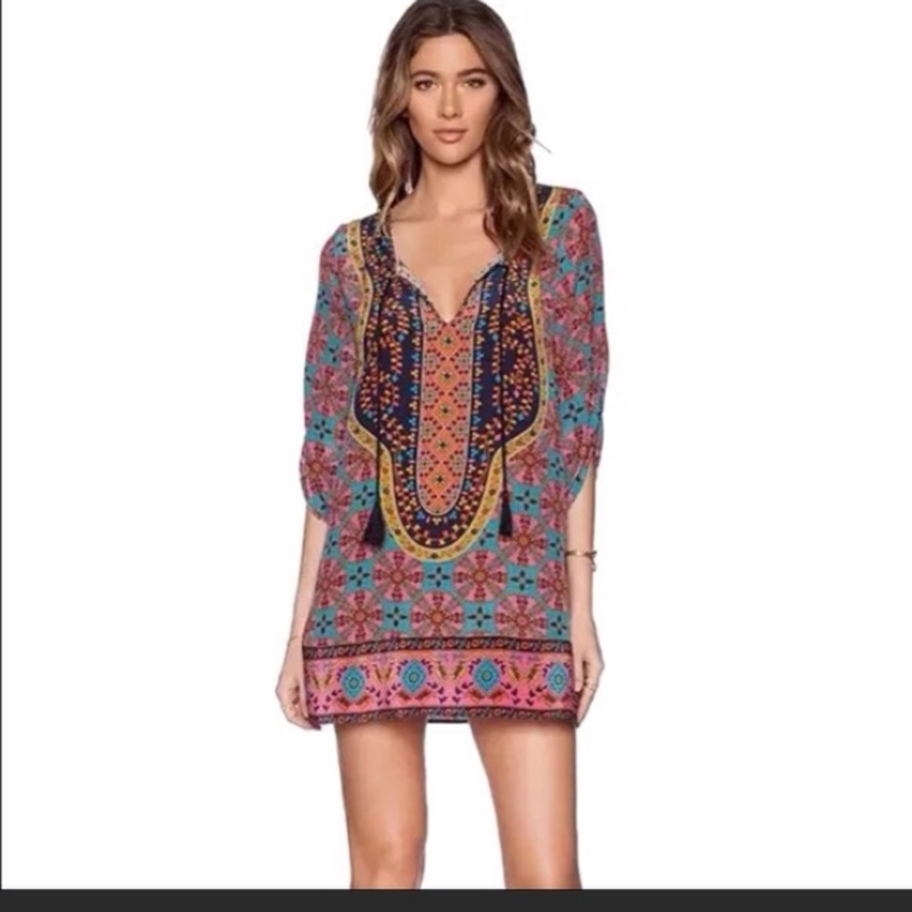 Size S/M bathing suit cover up very boho