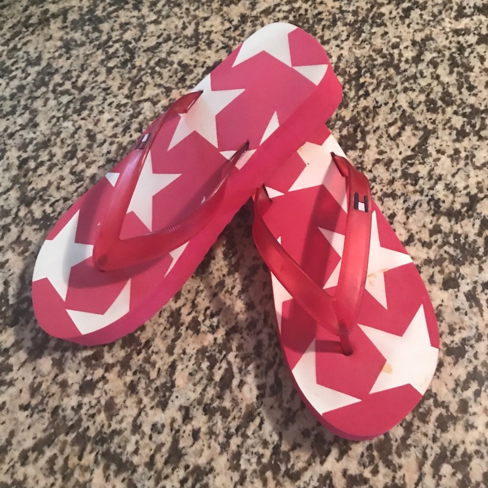 TOMMY HILFIGER FLIP FLOPS - Picture 1 of 6