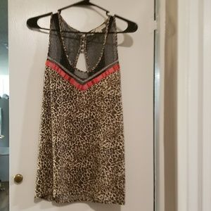Jolt cheetah print tank