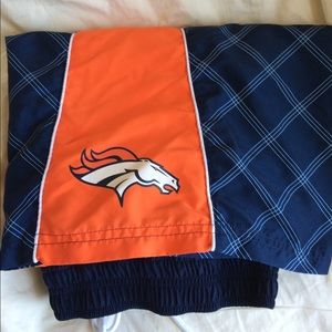 Men's Denver Bronco swim trunks