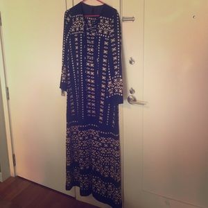 BCBG Max long sleeve pattern dress