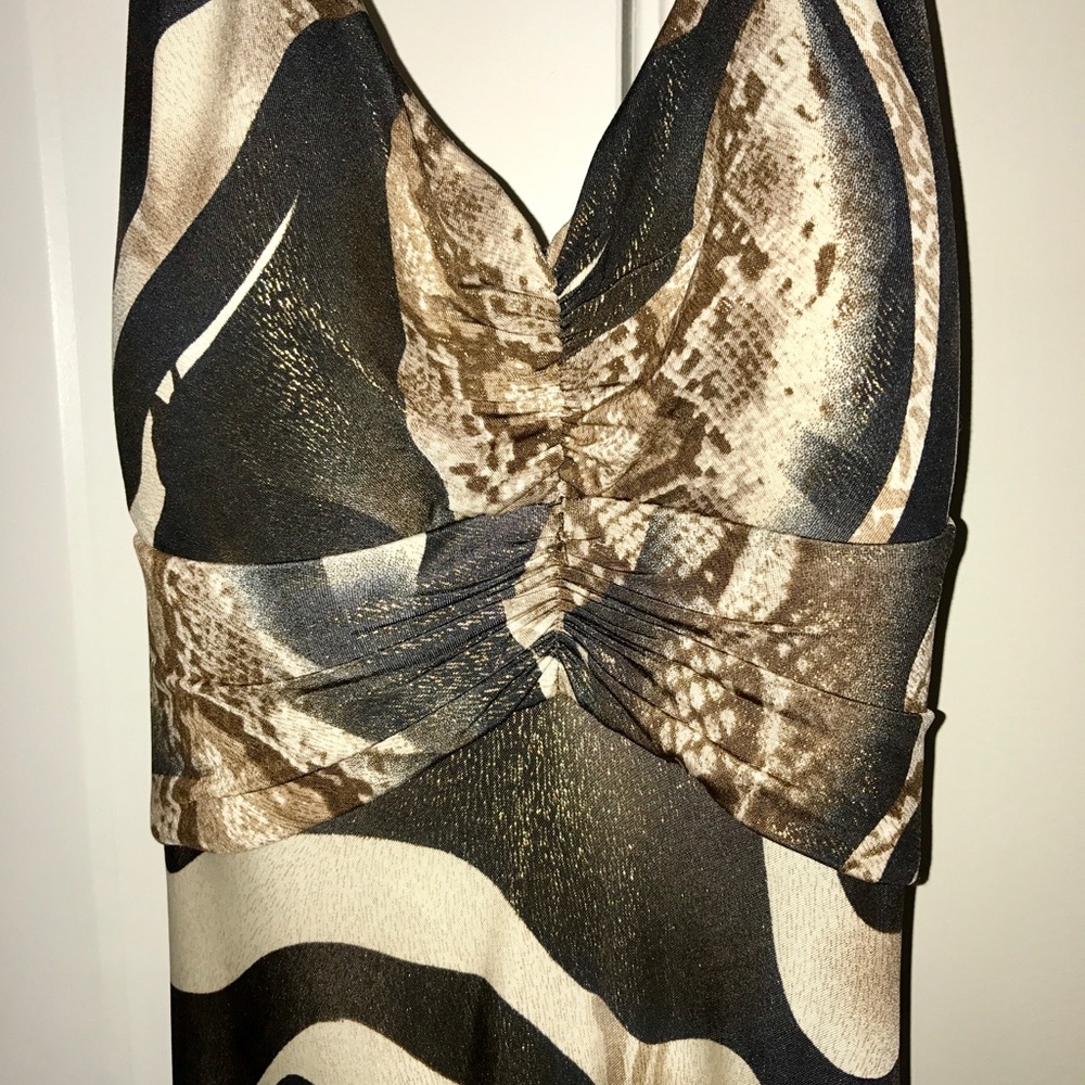 Animal Print Formal Dress