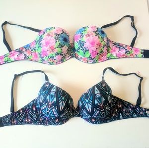 PINK 34D Push Up Multi Way Victoria's Secret bra