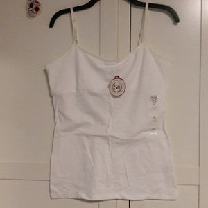S.O. white cami