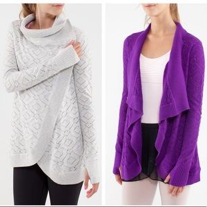 Purple ivvia cartigan