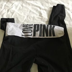 Pink yoga leggings